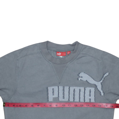Mens UK Size L PUMA Grey Pullover Sweatshirt