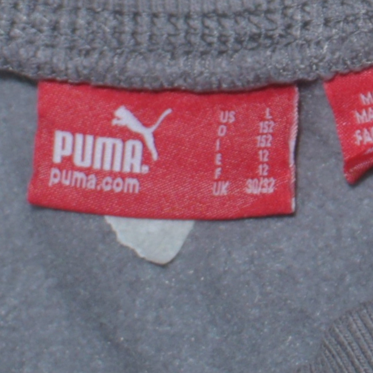 Mens UK Size L PUMA Grey Pullover Sweatshirt