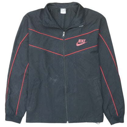 Mens UK Size XL Nike Black Windbreaker Coat