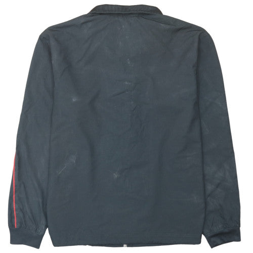 Mens UK Size XL Nike Black Windbreaker Coat