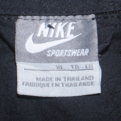 Mens UK Size XL Nike Black Windbreaker Coat