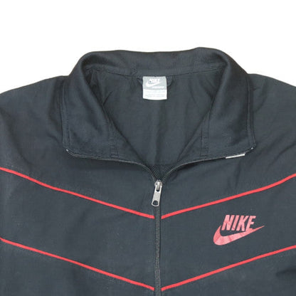 Mens UK Size XL Nike Black Windbreaker Coat
