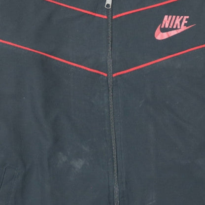 Mens UK Size XL Nike Black Windbreaker Coat