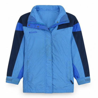 Womens UK Size M Columbia Blue Parka Coat