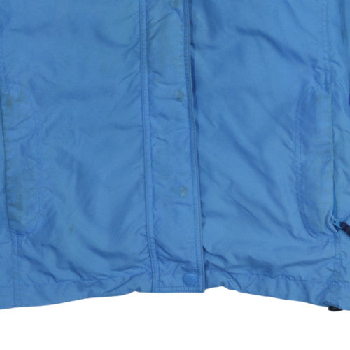 Womens UK Size M Columbia Blue Parka Coat