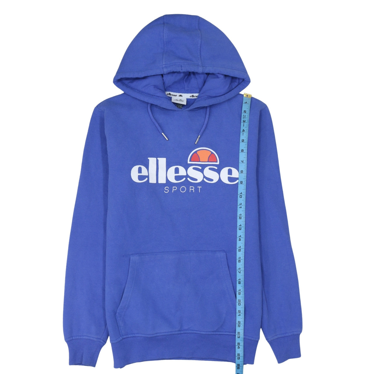 Womens UK Size 10 ellesse Blue Pullover Hoodie