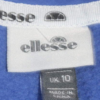 Womens UK Size 10 ellesse Blue Pullover Hoodie
