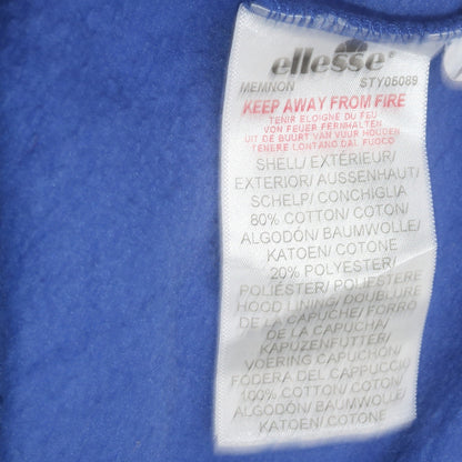 Womens UK Size 10 ellesse Blue Pullover Hoodie