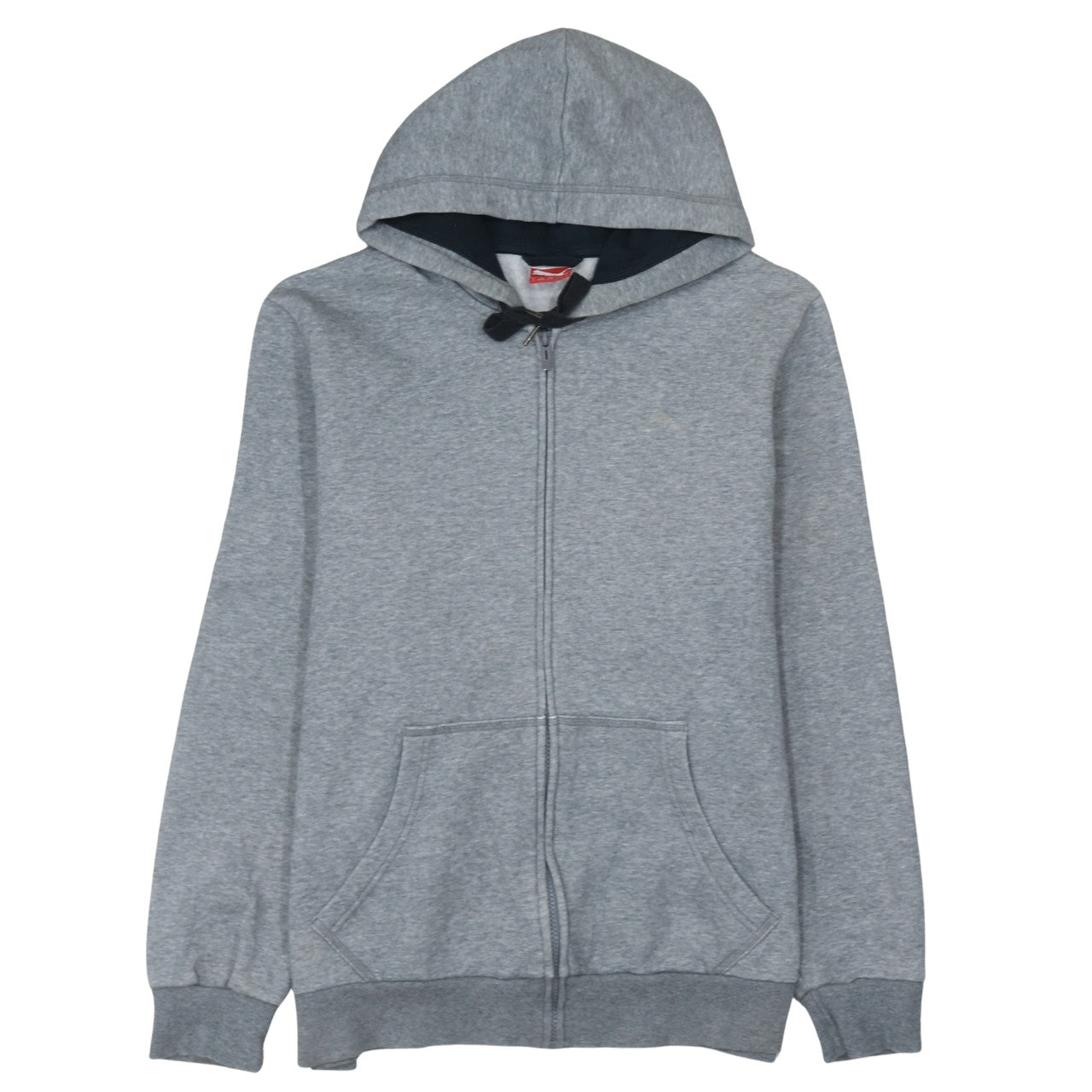 Mens UK Size L PUMA Grey Full Zip Hoodie