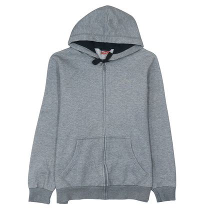 Mens UK Size L PUMA Grey Full Zip Hoodie