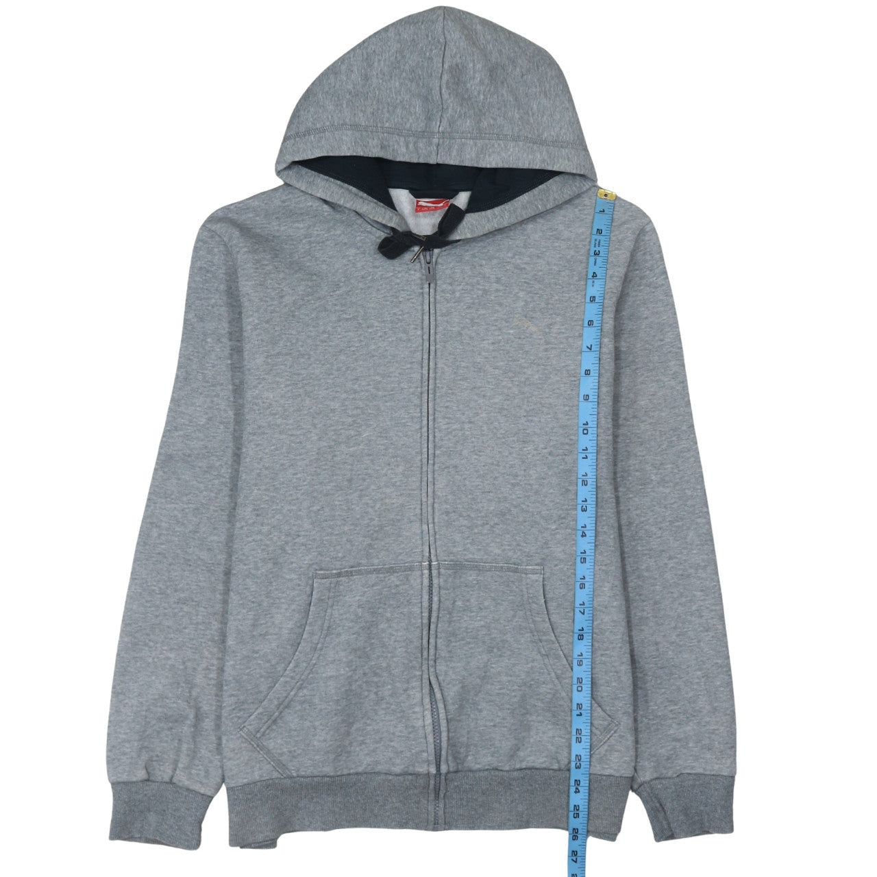 Mens UK Size L PUMA Grey Full Zip Hoodie