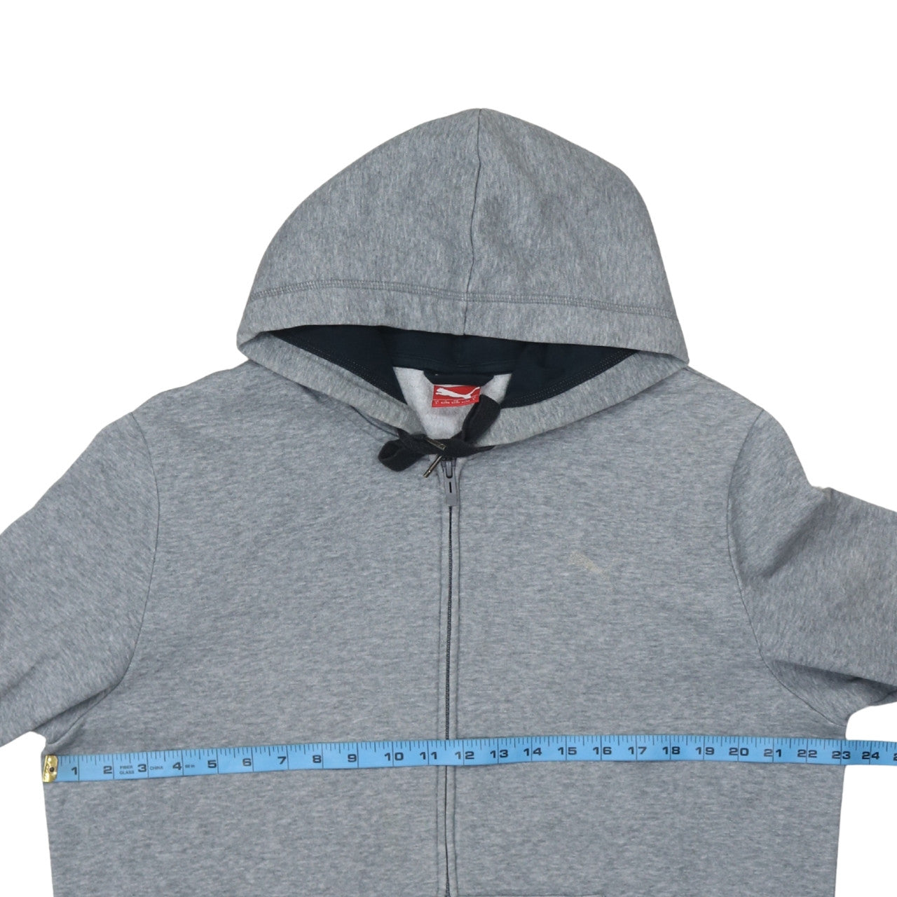 Mens UK Size L PUMA Grey Full Zip Hoodie