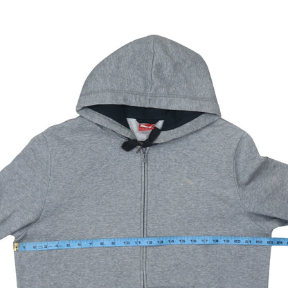 Mens UK Size L PUMA Grey Full Zip Hoodie