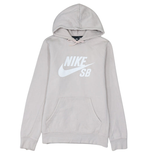 Womens UK Size S Nike Beige Pullover Hoodie