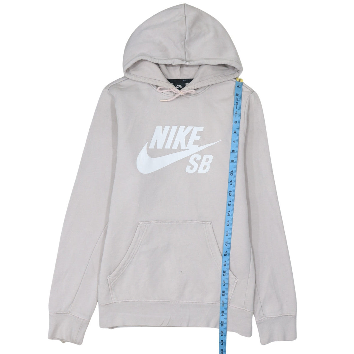 Womens UK Size S Nike Beige Pullover Hoodie