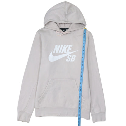 Womens UK Size S Nike Beige Pullover Hoodie