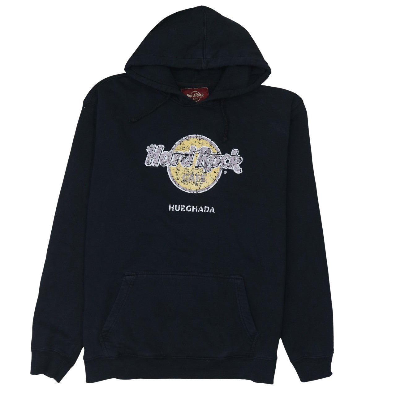 Mens UK Size XL Hard Rock Cafe Black Pullover Hoodie