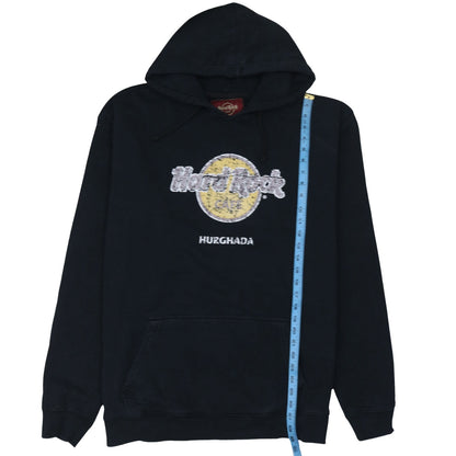 Mens UK Size XL Hard Rock Cafe Black Pullover Hoodie