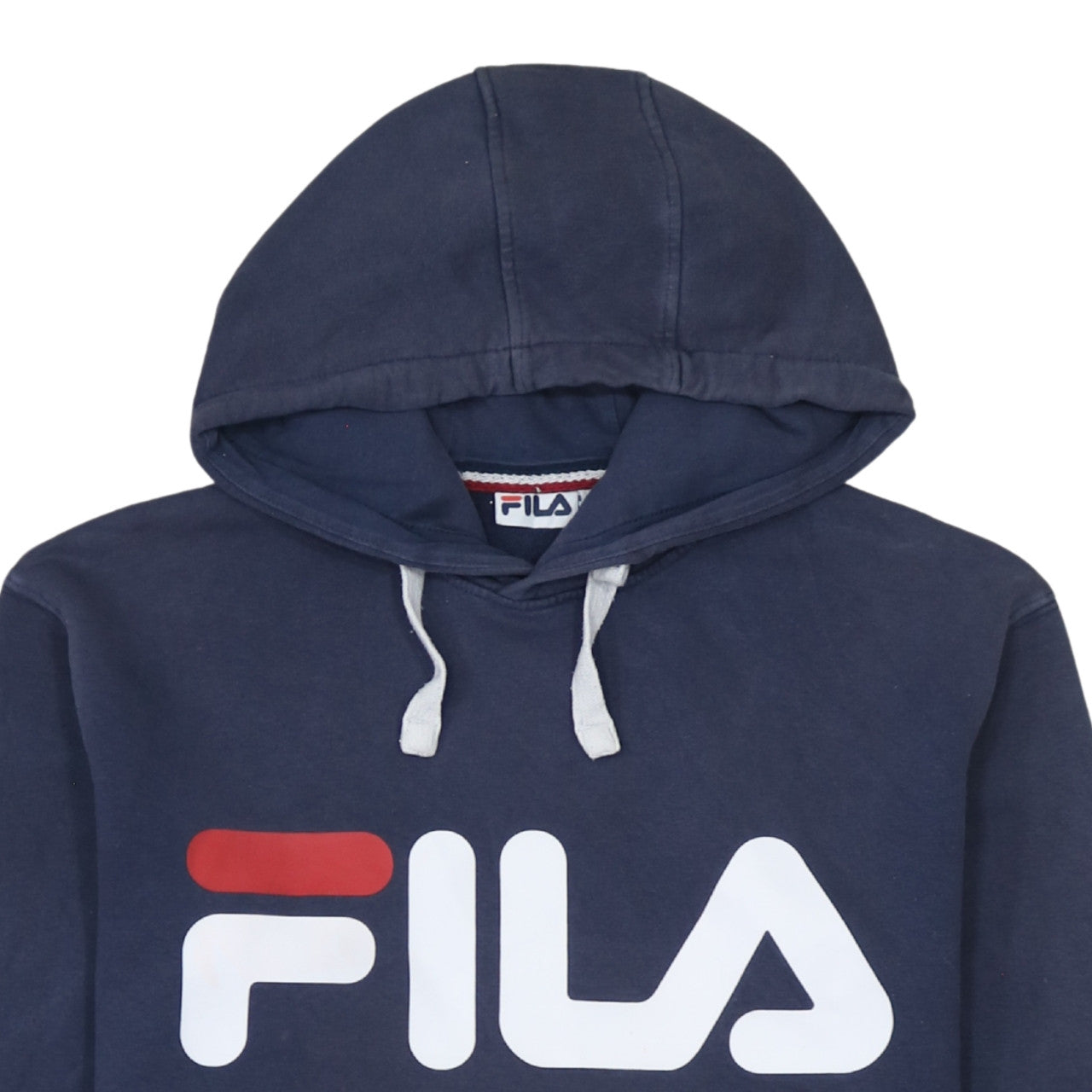 Mens UK Size S FILA Blue Pullover Hoodie