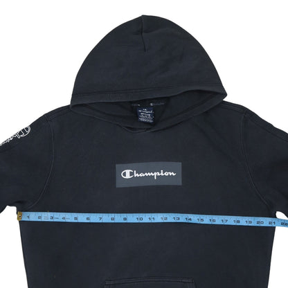 Mens UK Size M Champion Black Pullover Hoodie