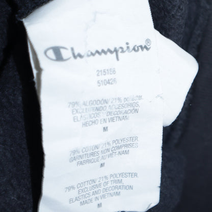 Mens UK Size M Champion Black Pullover Hoodie