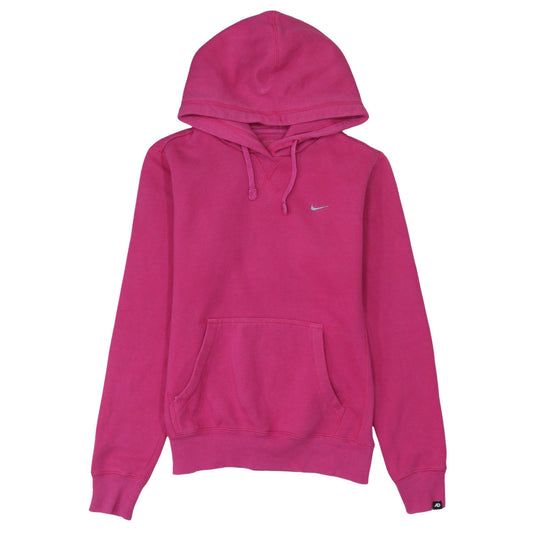 Womens UK Size M Nike Pink Pullover Hoodie