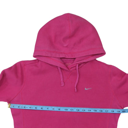 Womens UK Size M Nike Pink Pullover Hoodie