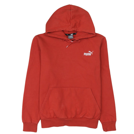 Womens UK Size M PUMA Red Pullover Hoodie