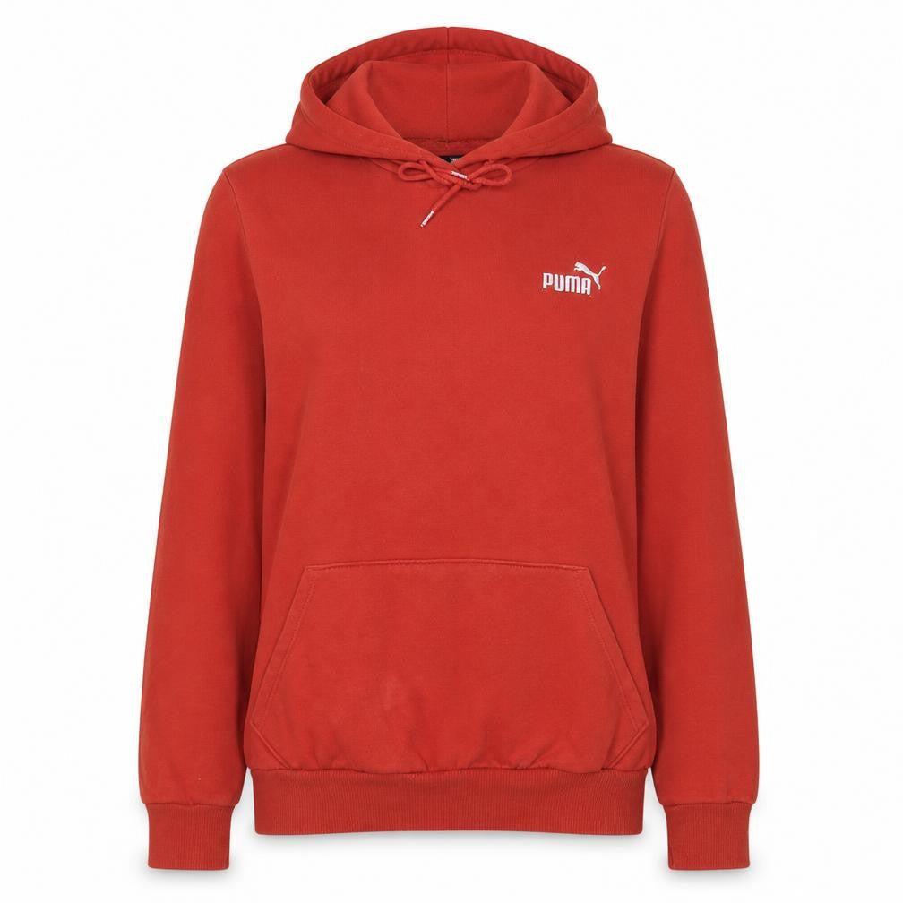 Womens UK Size M PUMA Red Pullover Hoodie