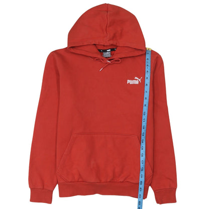 Womens UK Size M PUMA Red Pullover Hoodie