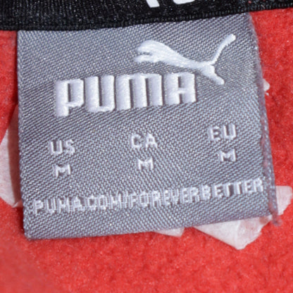 Womens UK Size M PUMA Red Pullover Hoodie
