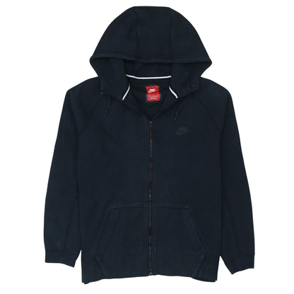 Mens UK Size M Nike Black Full Zip Hoodie