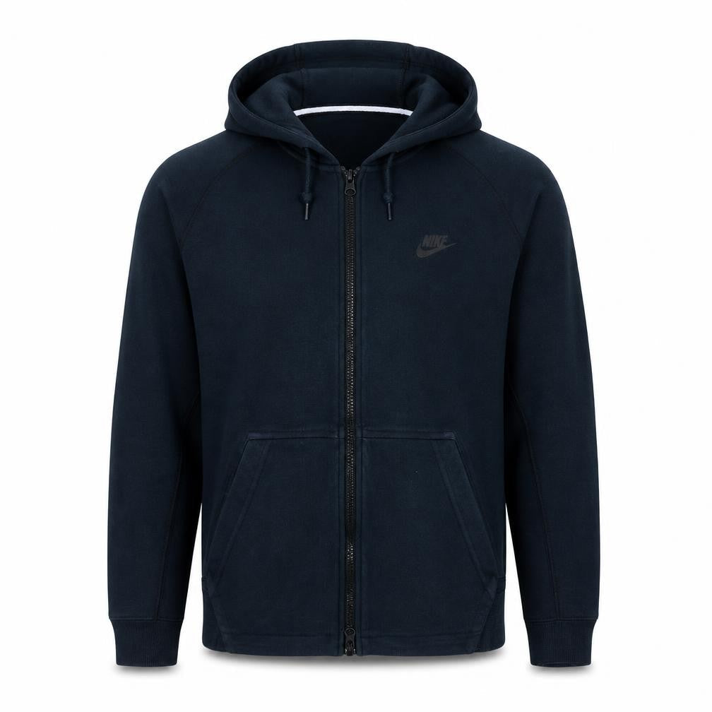 Mens UK Size M Nike Black Full Zip Hoodie