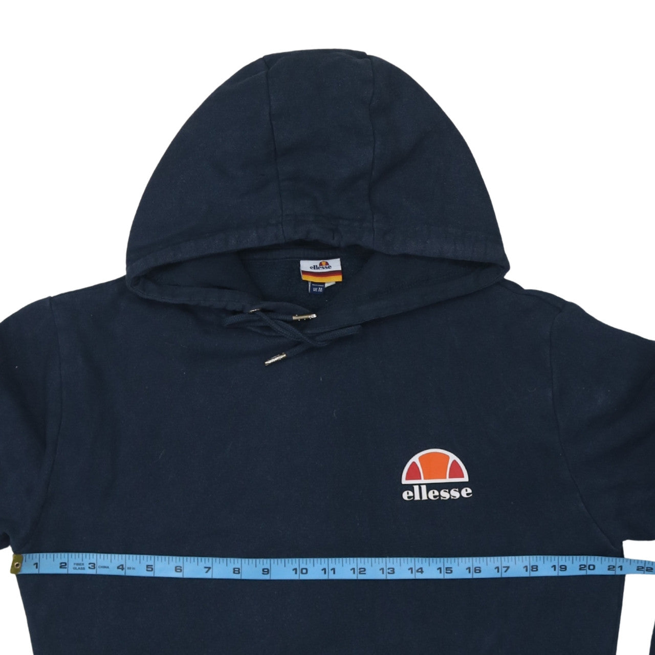 Mens UK Size M ellesse Blue Pullover Hoodie