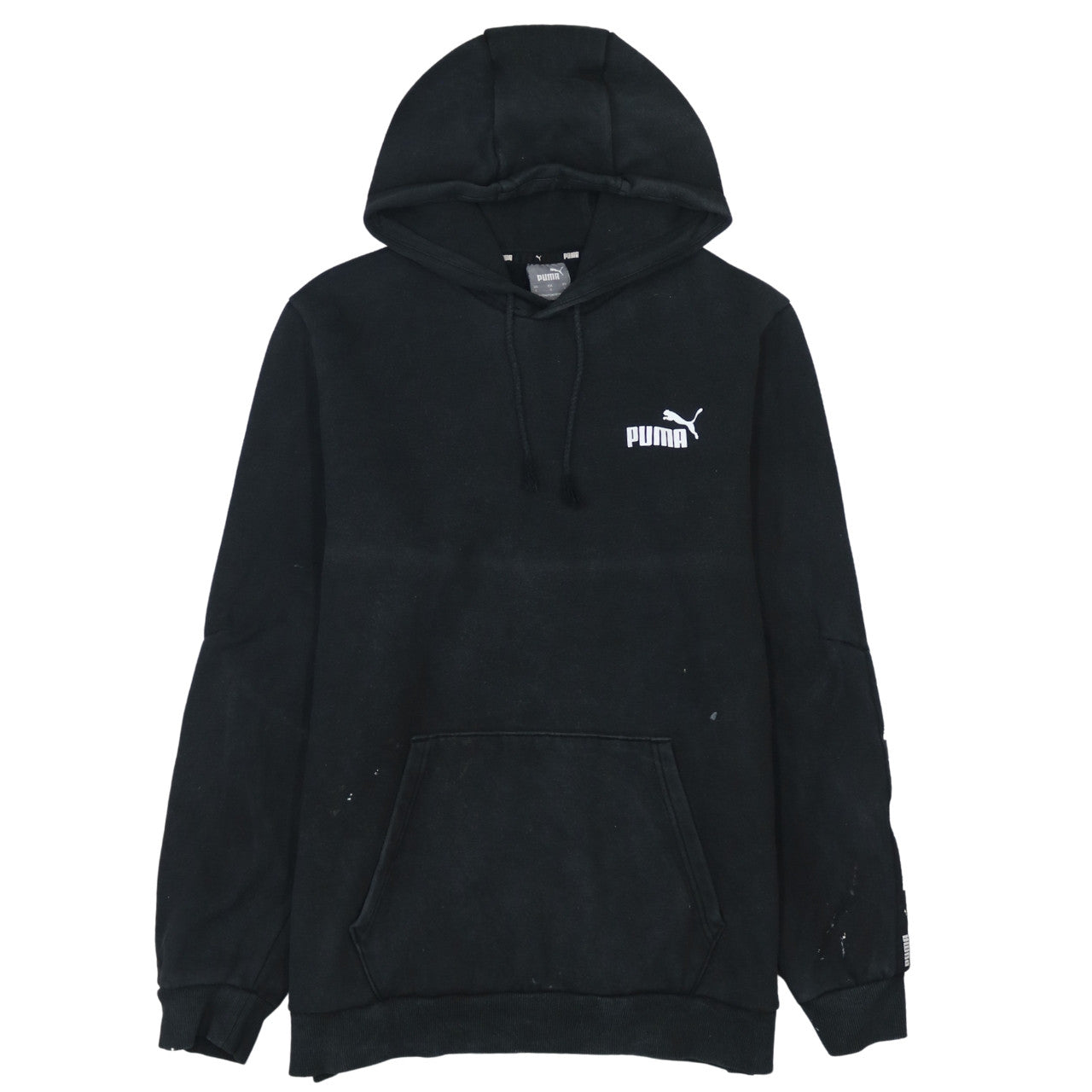 Mens UK Size L PUMA Black Pullover Hoodie