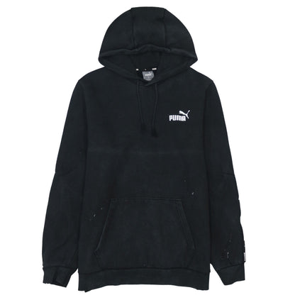 Mens UK Size L PUMA Black Pullover Hoodie