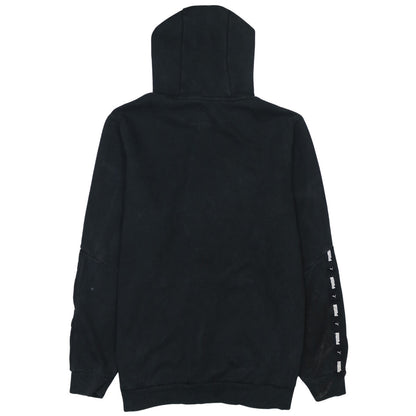 Mens UK Size L PUMA Black Pullover Hoodie