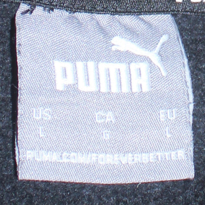 Mens UK Size L PUMA Black Pullover Hoodie
