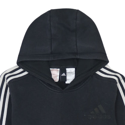 Boys UK Size 13-14 Years adidas Black Pullover Hoodie