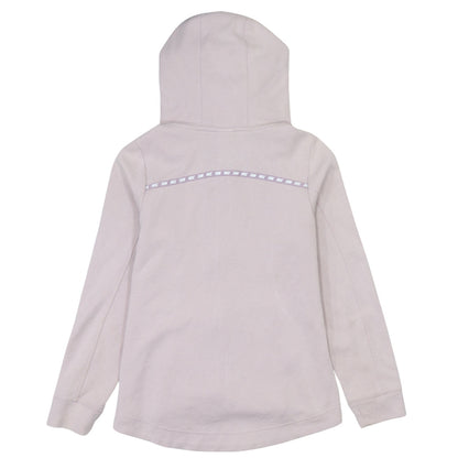 Womens UK Size XS Nike Beige Full Zip Hoodie