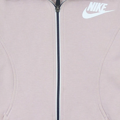 Womens UK Size XS Nike Beige Full Zip Hoodie
