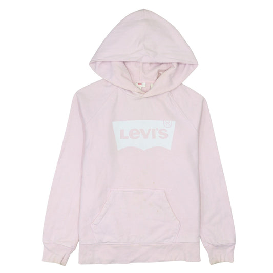Womens UK Size S Levi's Pink Pullover Hoodie