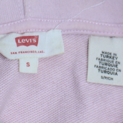 Womens UK Size S Levi's Pink Pullover Hoodie