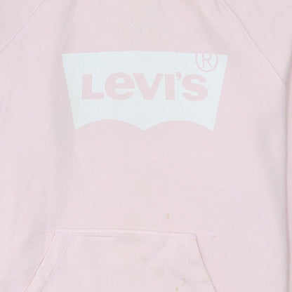 Womens UK Size S Levi's Pink Pullover Hoodie