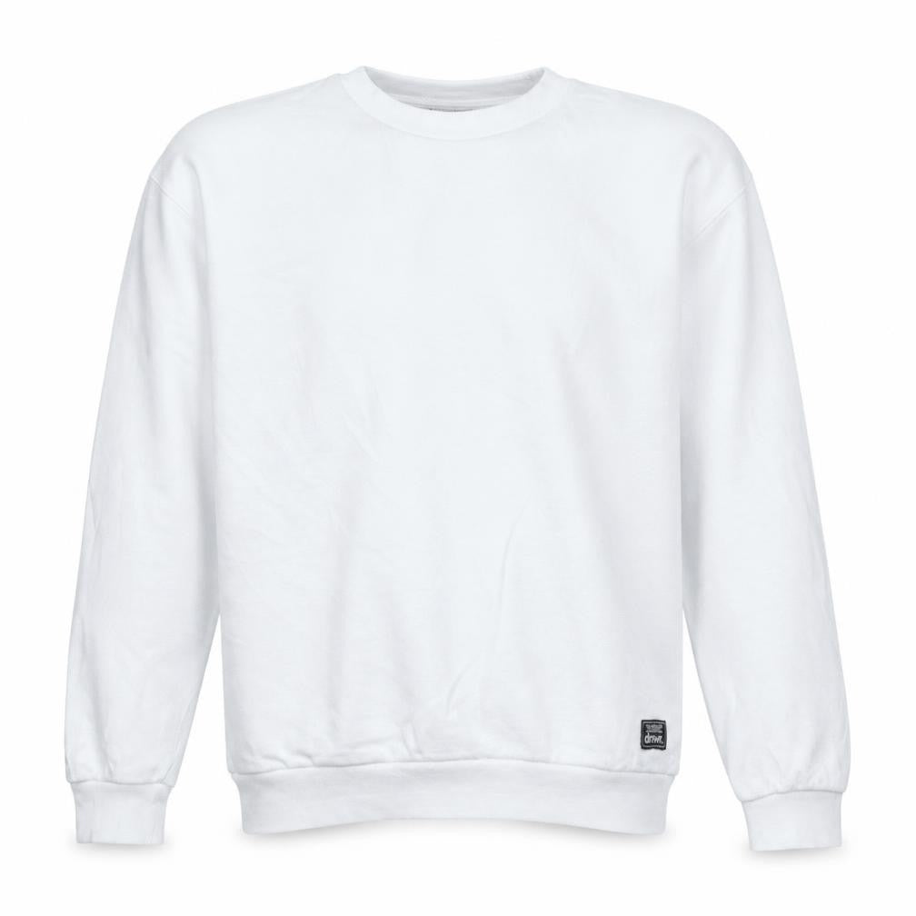 Mens UK Size M Zara White Pullover Sweatshirt
