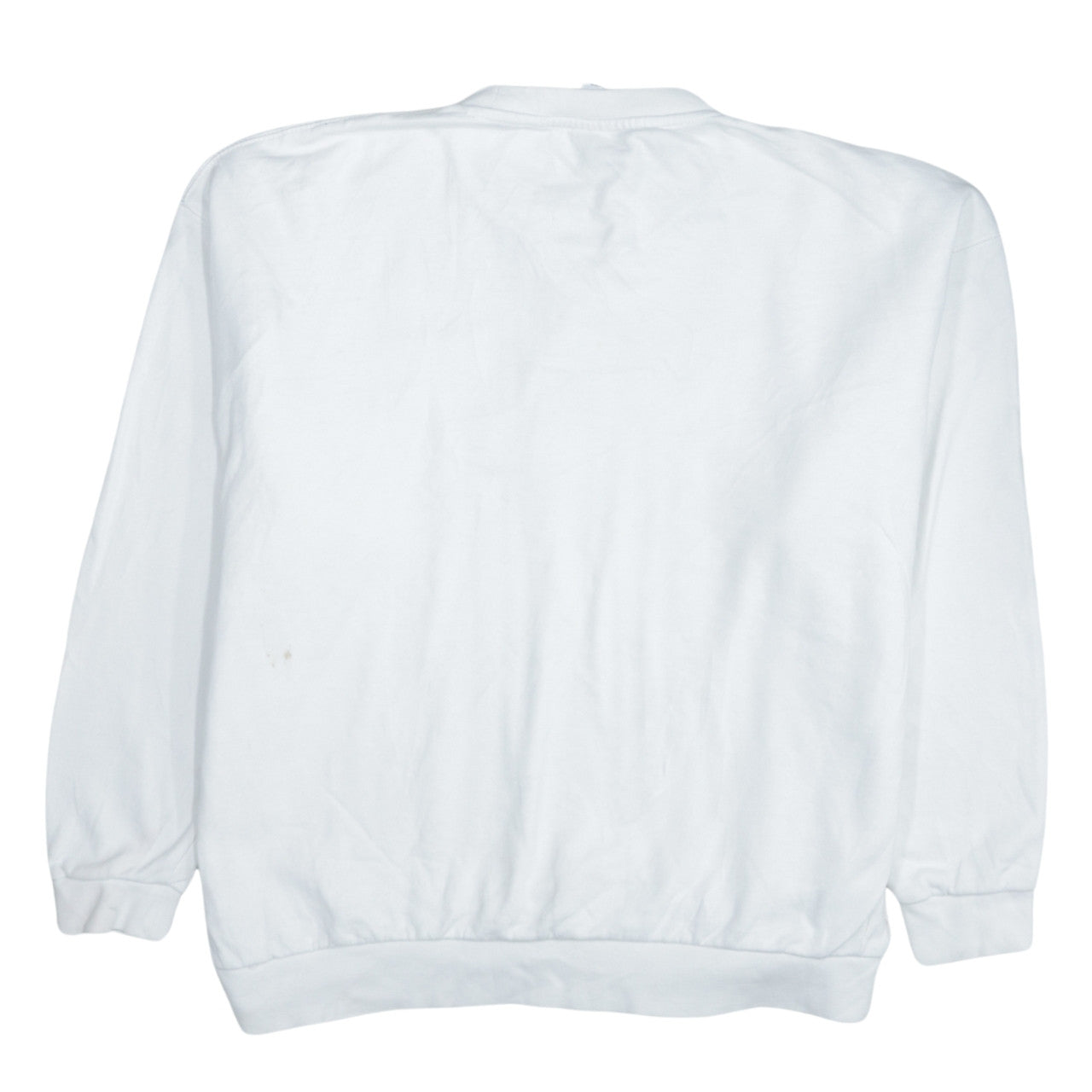 Mens UK Size M Zara White Pullover Sweatshirt