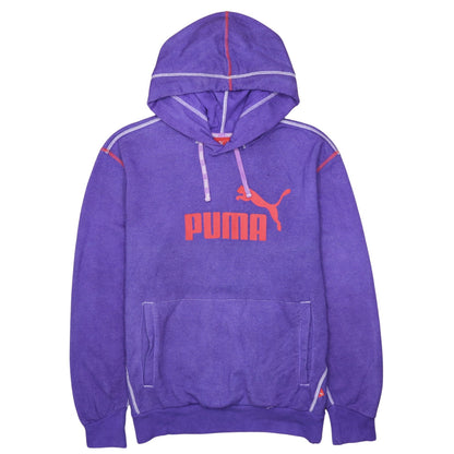 Mens UK Size S PUMA Purple Pullover Hoodie