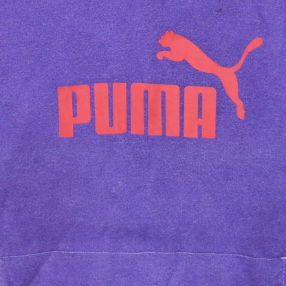 Mens UK Size S PUMA Purple Pullover Hoodie