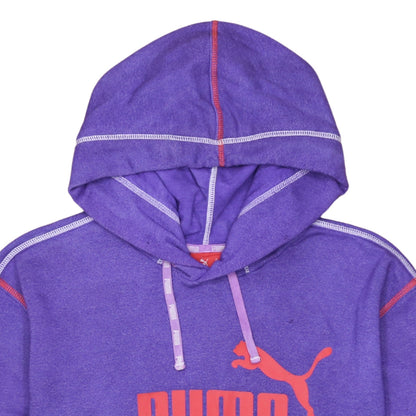 Mens UK Size S PUMA Purple Pullover Hoodie