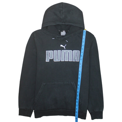 Mens UK Size L PUMA Black Pullover Hoodie